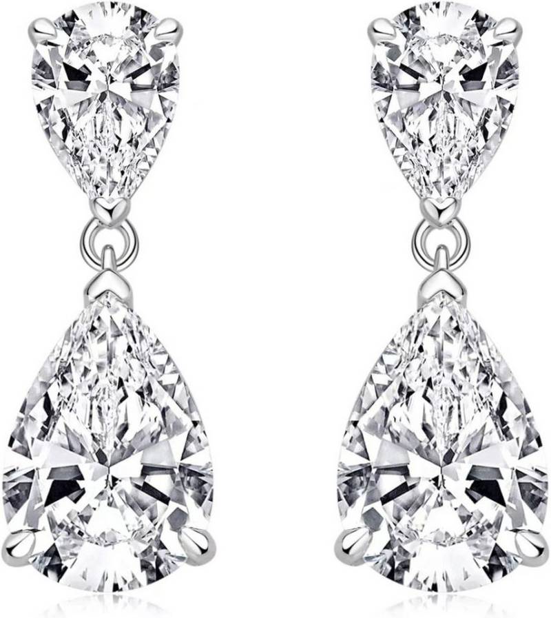 Jumpeak Paar Ohrstecker Einzelner Diamant0,5–1ct,D,VS1,2EX,Diamantohrringe für Damen, Kommunion geschenk mädchen,Damen geschenk,Geschenk tochter von Jumpeak