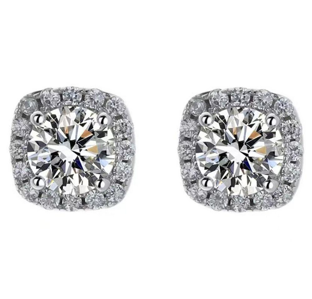 Jumpeak Paar Ohrstecker Einzelner0.6ct,D,VS1,3EX, ohrstecker damen, labordiamant, Geschenke für Damen, Geschenke für Töchter, Liebesgeschenke für sie von Jumpeak