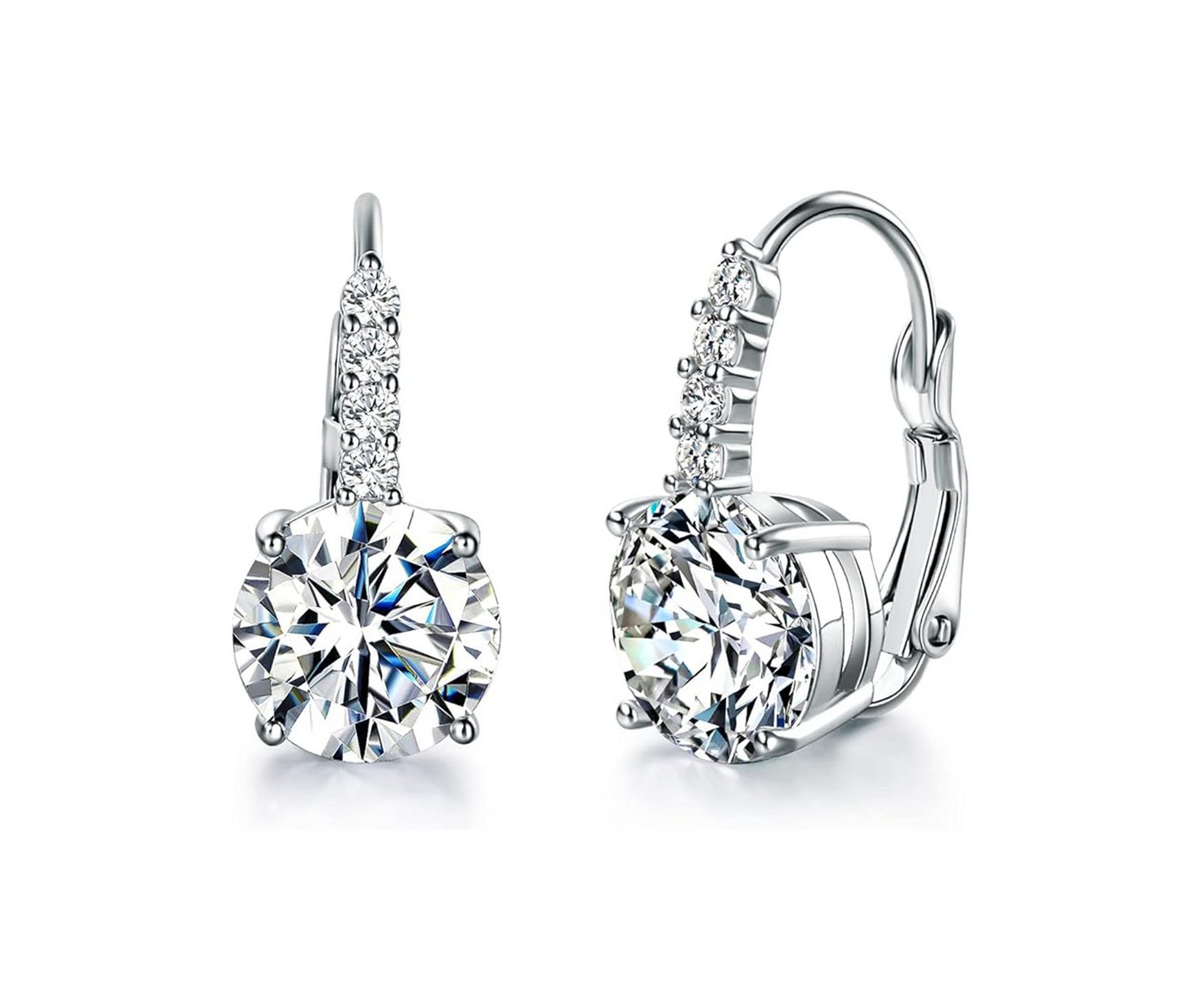 Jumpeak Paar Ohrstecker Einzelner1,5ct,D,VS1,3EX, Damenohrringe,Im Labor gezüchtete Diamanten, Kommunion geschenk mädchen,Damen geschenk,Geschenk tochter von Jumpeak