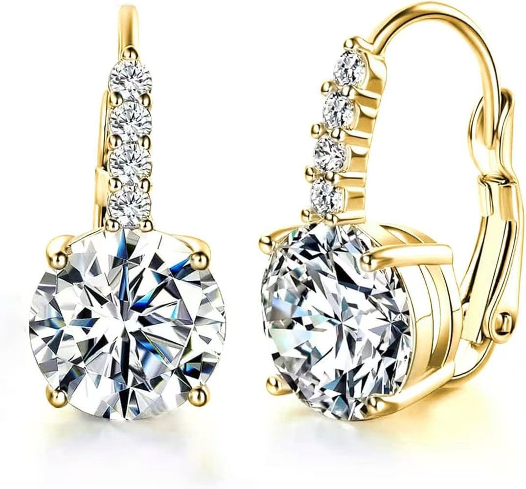 Jumpeak Paar Ohrstecker Einzelner1,5ct,D,VS1,3EX, Damenohrringe,Im Labor gezüchtete Diamanten, Kommunion geschenk mädchen,Damen geschenk,Geschenk tochter von Jumpeak