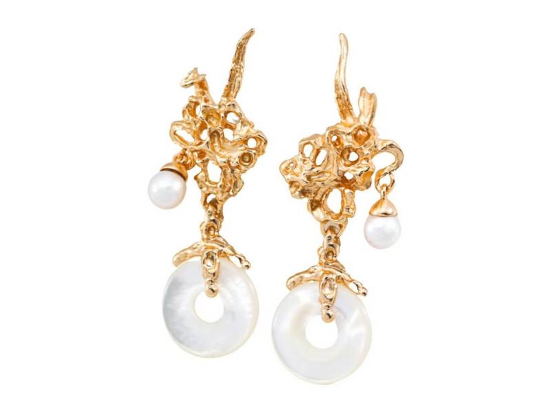 Jumpeak Paar Ohrstecker Ohrstecker Silber 925,Ohrstecker Mädchen,Perlen Ohrstecker,Ohrringe, Ohrstecker Damen,18K Vergoldet,Geschenk für Schwestern,Jahrestag von Jumpeak