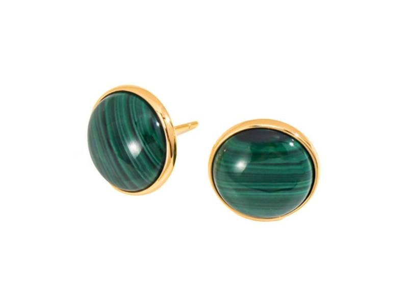 Jumpeak Paar Ohrstecker Ohrstecker Silber 925,Ohrstecker Mädchen,Malachit Ohrstecker, Ohrstecker Damen,18K Vergoldet,Geschenk für Schwestern,Jahrestag von Jumpeak