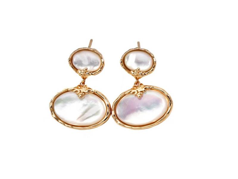 Jumpeak Paar Ohrstecker Ohrstecker Silber 925,Ohrstecker Mädchen,Ohrstecker Perle,Ohrstecker, Ohrstecker Damen,18K Vergoldet,Geschenk für Schwestern,Jahrestag von Jumpeak