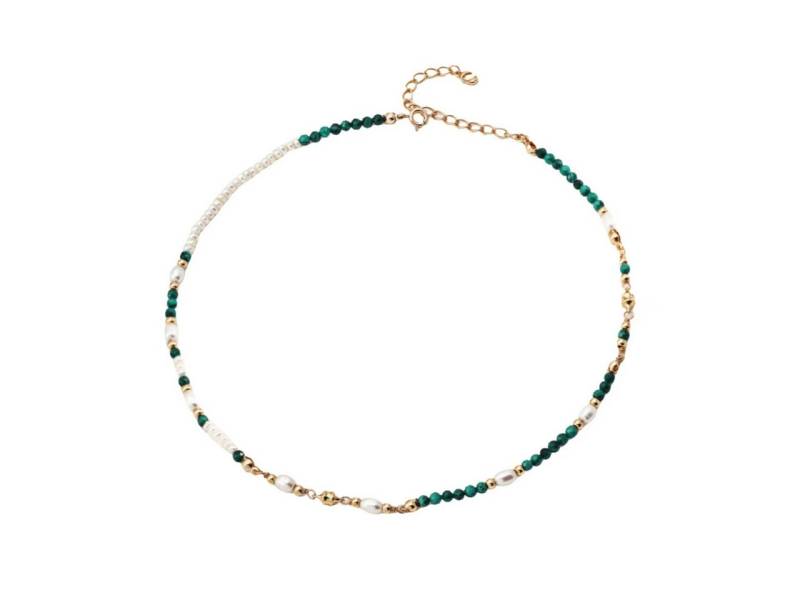 Jumpeak Perlenkette Halskette Damen Silber 925,Perlen Halskette Damen,18K Vergoldet, Damen Halskette,Konfirmation Geschenk Mädchen,Schwester Geschenk von Jumpeak