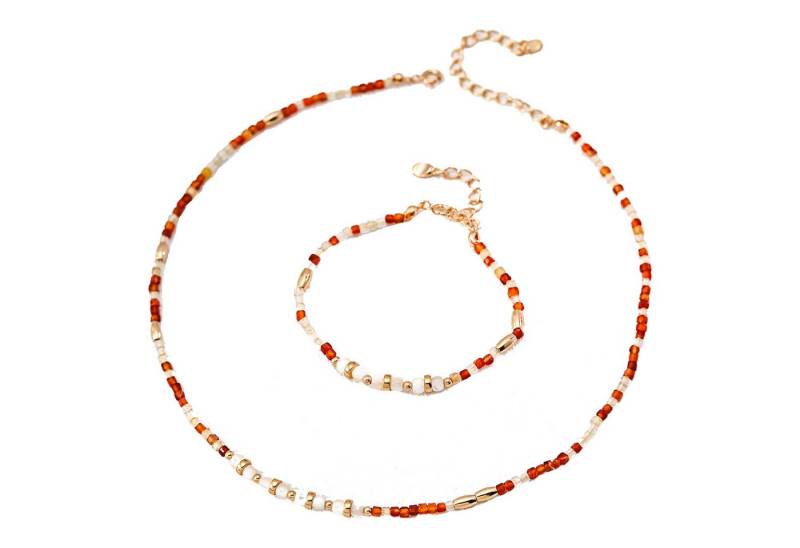 Jumpeak Schmuckset halskette damensilber925,muschel halskette,muschelarmband,18kvergoldet (Halskette und Armband Schmuckset(mit Schachtel), armband silber925damen,damengeschenk,schwestergeschenk,geschenktochter von Jumpeak