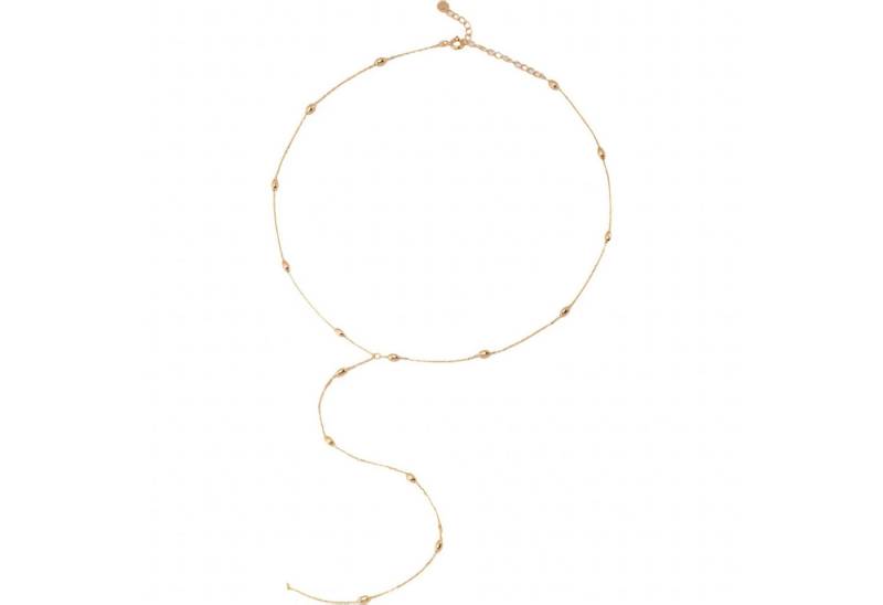 Jumpeak Silberkette Silber Halskette, Damen 925 Halskette, Rose Gold Damen lange Halskette, Edelstein-Anhänger, 18K vergoldet, geschenk konfirmation mädchen von Jumpeak