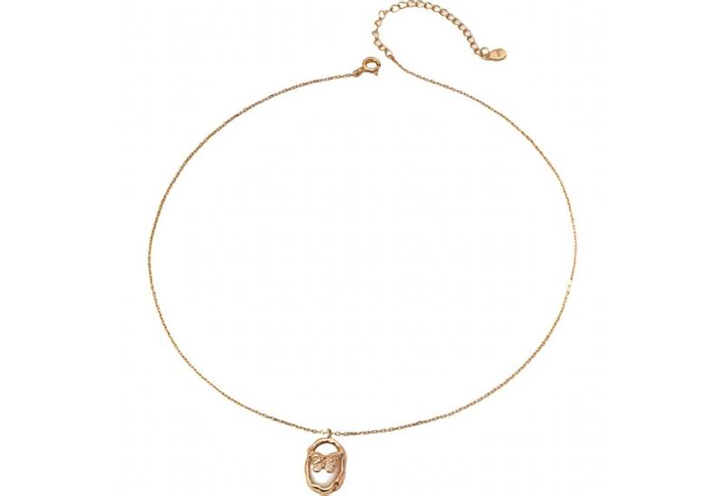 Jumpeak Silberkette Vergoldete Damen-Halskette, Perlenanhänger, Edelstein-Anhänger, Sterling Silber Halskette, 18K Gold, plattiert Geschenk für Tochter von Jumpeak