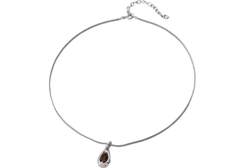 Jumpeak Silberkette Tigerauge-Anhänger-Halskette, Damen 925er Silber-Anhänger-Halskette, Damen-Halskette, 18K vergoldet, geschenk zur erstkommunion von Jumpeak