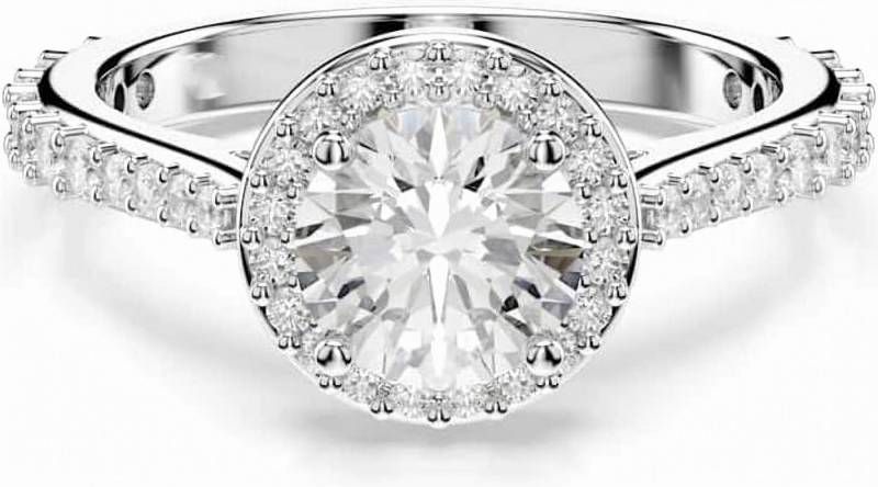 Jumpeak Verlobungsring 585 Gold, 1ct im Labor runder Pavé-gefasster, Damen-Verlobungsring, D/ VS1/ 3ex, mit IGI. Perfekt für Weihnachten oder Heiratsanträge. von Jumpeak