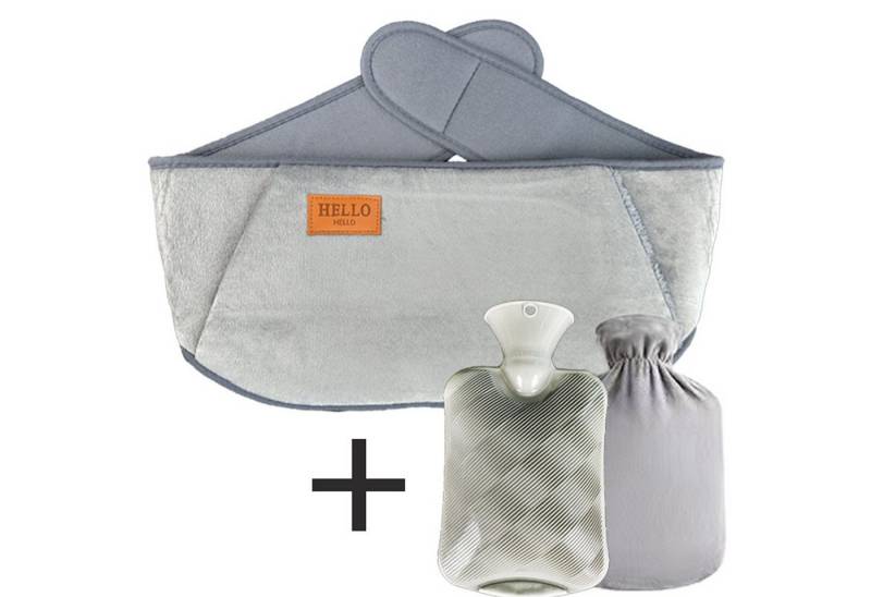 Jumpeak Wärmflasche Wärmflaschen,Wärmflaschengürtel,wärmflasche mit bezug,wärmflasche groß, (Set, 3teiliges Set,Gürtellänge 120 cm,Wärmflaschenlänge 27 cm,Breite 16 cm), wärmflasche tier,wärmflasche kinder,Mehrere Stile,Mehrere Farben von Jumpeak