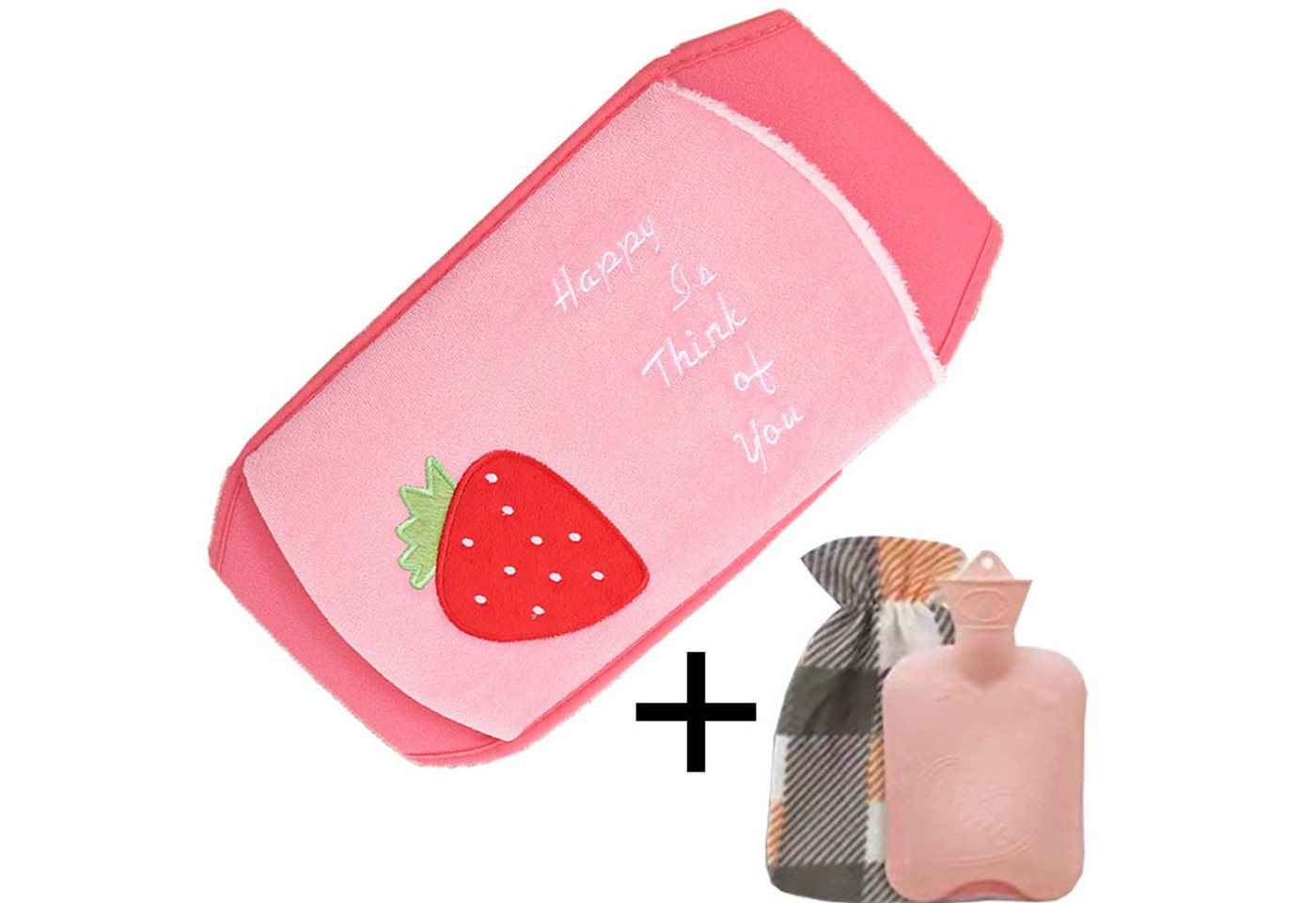 Jumpeak Wärmflasche Wärmflaschen,Wärmflaschengürtel,wärmflasche mit bezug,wärmflasche groß, (Set, 3teiliges Set,Gürtellänge 120 cm,Wärmflaschenlänge 27 cm,Breite 16 cm), wärmflasche tier,wärmflasche kinder,Mehrere Stile,Mehrere Farben von Jumpeak