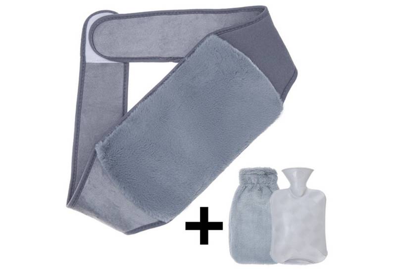 Jumpeak Wärmflasche Wärmflaschen,Wärmflaschengürtel,wärmflasche mit bezug,wärmflasche groß, (Set, 3teiliges Set,Gürtellänge 120 cm,Wärmflaschenlänge 27 cm,Breite 16 cm), wärmflasche tier,wärmflasche kinder,Mehrere Stile,Mehrere Farben von Jumpeak