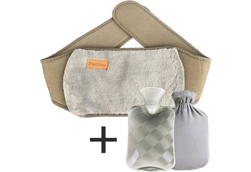 Jumpeak Wärmflasche Wärmflaschen,Wärmflaschengürtel,wärmflasche mit bezug,wärmflasche groß, (Set, 3teiliges Set,Gürtellänge 120 cm,Wärmflaschenlänge 27 cm,Breite 16 cm), wärmflasche tier,wärmflasche kinder,Mehrere Stile,Mehrere Farben von Jumpeak