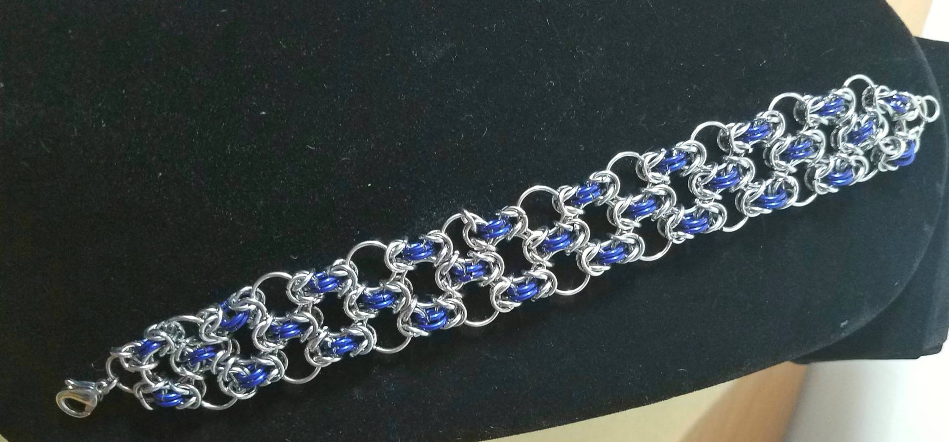 Chainmaille Edelstahl & Anodizer Aluminium Armband Chainmaille Edelstahl & Anodizer Aluminium Armband von JumpinJewelryStore