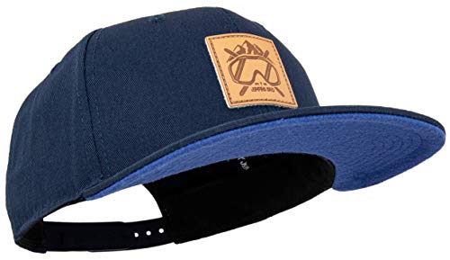 Jumping Bird Baseball Cap Unisex Ischgl • Outdoor Snapback Cap Ski • Individuell verstellbar und leicht abwaschbar • Kappe aus 80% Baumwoll Dunkelblau von Jumping Bird