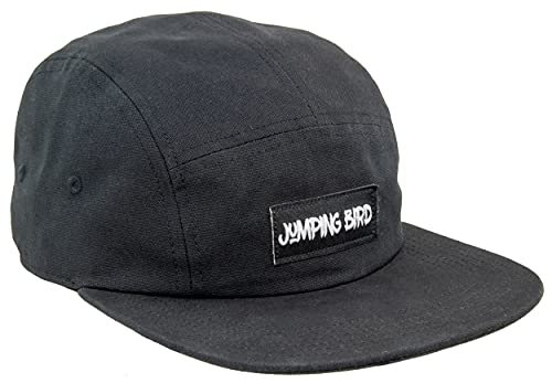 Jumping Bird 5 Panel Cap für Skater und Surfer Unisex Jungfrau • Baseball Cap für Damen & Herren • Individuell verstellbar und leicht abwaschbar von Jumping Bird