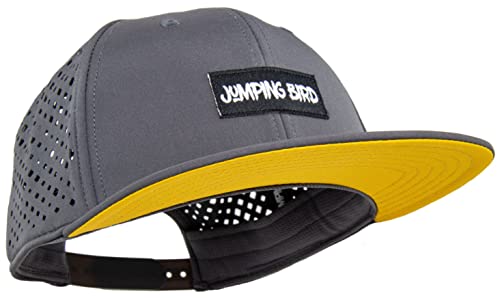 Jumping Bird Performance Cap Unisex Steinfalk • atmungsaktive Outdoor Sport Cap mit Mesh • Individuell verstellbar und leicht abwaschbar von Jumping Bird