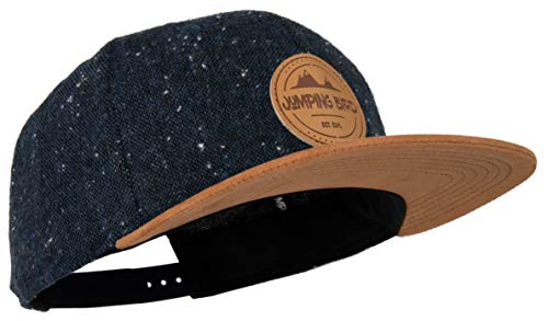 Jumping Bird Baseball Cap Unisex Breithorn • Outdoor Snapback Cap • Individuell verstellbar und leicht abwaschbar • Kappe aus Wolle Blau von Jumping Bird