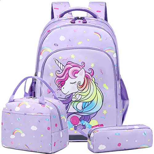Jumpopack Einhorn Rucksack Mädchen Rucksack Kinder Schultaschen Mädchen Set Schulranzen Mädchen Kinderrucksack mit Brustgurt Jumpopack Einhorn Rucksack Mädchen Rucksack Kinder Schultaschen Mädchen Set Schulranzen Mädchen Kinderrucksack mit Brustgurt von Jumpopack