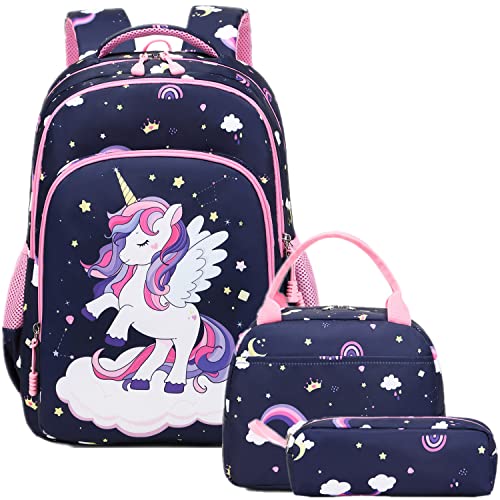 Jumpopack Mädchen Schulrucksack Teenager Rucksäcke Schule Mädchen Schultaschen für Kinder Rucksack Kinder Schule Schulranzen Set von Jumpopack