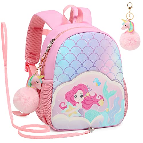 Jumpopack Rucksack Kindergarten Kindertasche Kleinkinder Rucksack Kindergartenrucksack Mädchen mit Namen Meerjungfrauen 1-3 jahre von Jumpopack