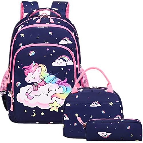 Jumpopack Rucksack Mädchen Schulranzen-Set für Kinder Schulranzen Damen Schultasche Mädchen Rucksäcke Set Rucksack Mädchen Teenager von Jumpopack