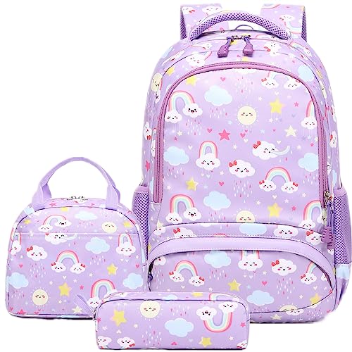 Jumpopack Rucksack Mädchen Teenager Schule Schulrucksack Schulranzen Mädchen Schultaschen, Federmäppchen & Sets Rucksack mit Brustgurt von Jumpopack