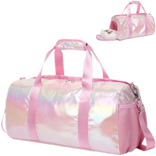 Reisetasche Kinder Mädchen Sporttaschen Sporttasche Kinder Schwimmtasche Yogatasche Balletttasche Mädchen von Jumpopack