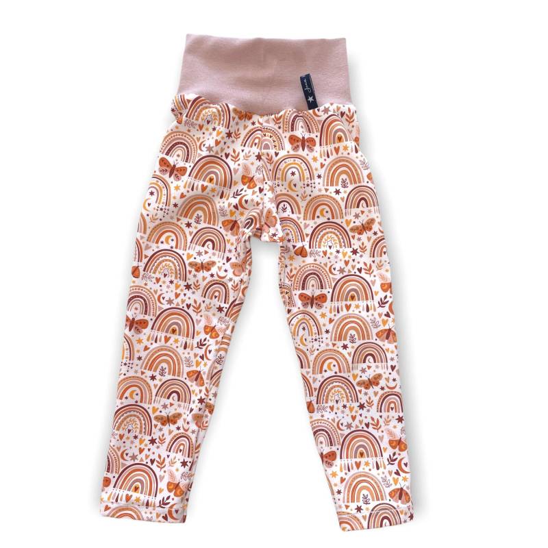 Leggings "Bewitchedfall" Altrosa Leberwurst Frühling Blumen 62 68 74 80 86 92 98 104 110 116 122 128 Juna Kindermode Haremshose Schlupfhose von JunaKindermodede