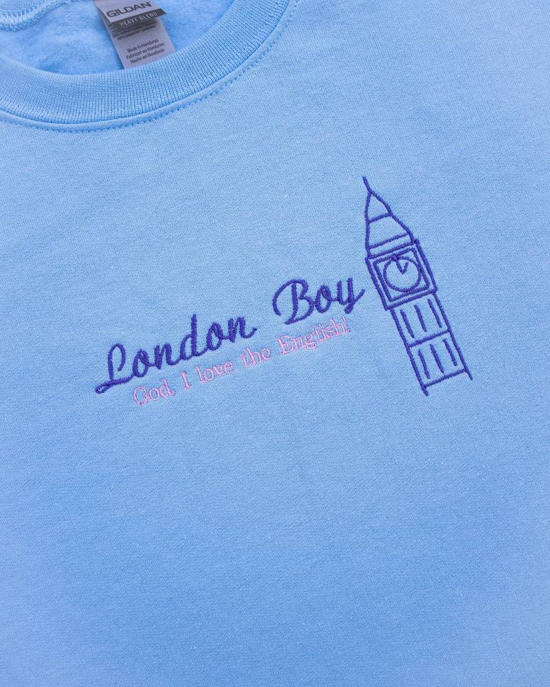 London Boy Crewneck Unisex Sweatshirt von JunasWorldDE