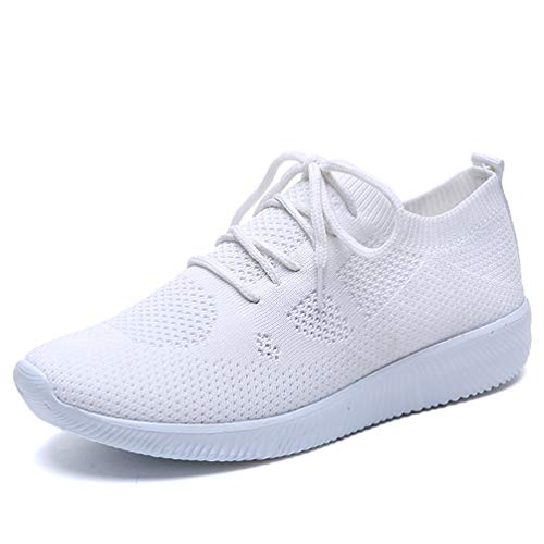 Classic Knitted Mesh Woman Sneakers Leichte, weiche, rutschfeste Damen-Sportschuhe Fashion Casual Woman Outdoor-Wanderschuhe Komfort Atmungsaktive Hypersoft-Sneakers von Jundao