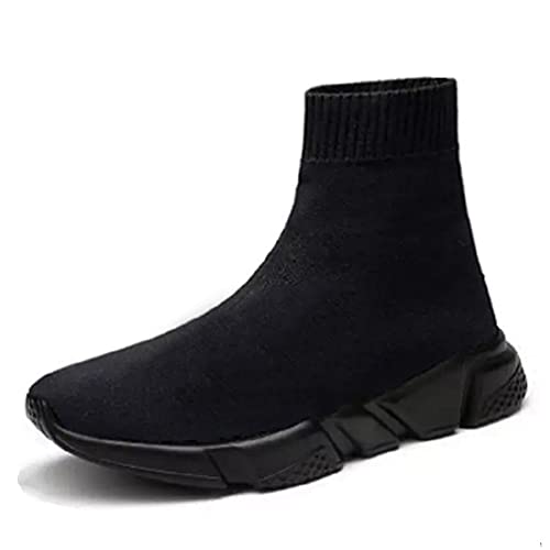 Jundao Mode Atmungsaktive Stretch Gestrickte Slip-on Freizeitschuhe Leichte, weiche Sohle Flatform Schuhe Dämpfung Allgleiches Damen Flache Schuhe von Jundao