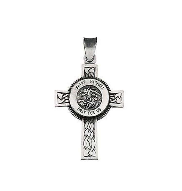 Sterling Silber 925 St. Michael Kreuz Mit Einem Charm in Der Mitte Polizisten Polizistinnen Cops Sterling Silber 925 St. Michael Kreuz Mit Einem Charm in Der Mitte Polizisten Polizistinnen Cops von June14k