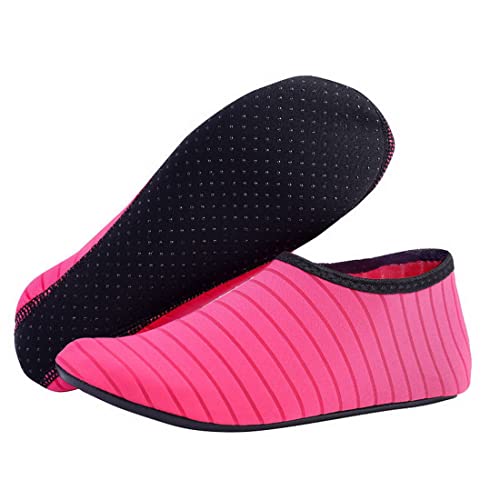 JuneJour Unisex Badeschuhe Wasserschuhe Damen Schnelltrocknend Aquaschuhe Schwimmschuhe Super Leicht Surfschuhe Strandschuhe für Damen und Herren von JuneJour