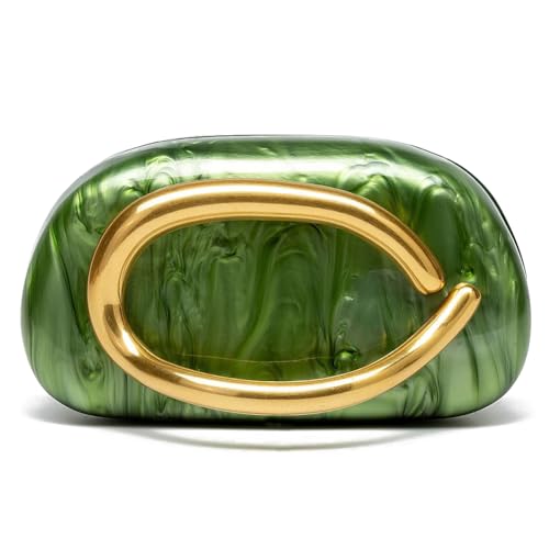 Junerain Frauen Trendy Clutch Bag Acryl Crossbody Tasche All-Match Party Telefontasche (grün) von Junerain