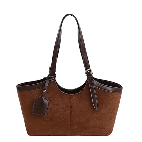 Junerain Weibliche lässige Umhängetaschen Faux Wildleder Luxus Frauen Handtasche for Reisen täglich von Junerain