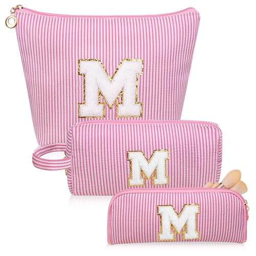 Junesters Make-up-Taschen-Set, personalisierte rosa Kosmetiktasche, niedliche große Make-up-Taschen, Reise-Kulturbeutel für Frauen und Mädchen, Größe M, Rosa, Pink, Größe M: Junesters Make-up-Taschen-Set, personalisierte rosa Kosmetiktasche, niedliche große Make-up-Taschen, Reise-Kulturbeutel für Frauen und Mädchen, Größe M, Rosa, Pink, Größe M: von Junesters