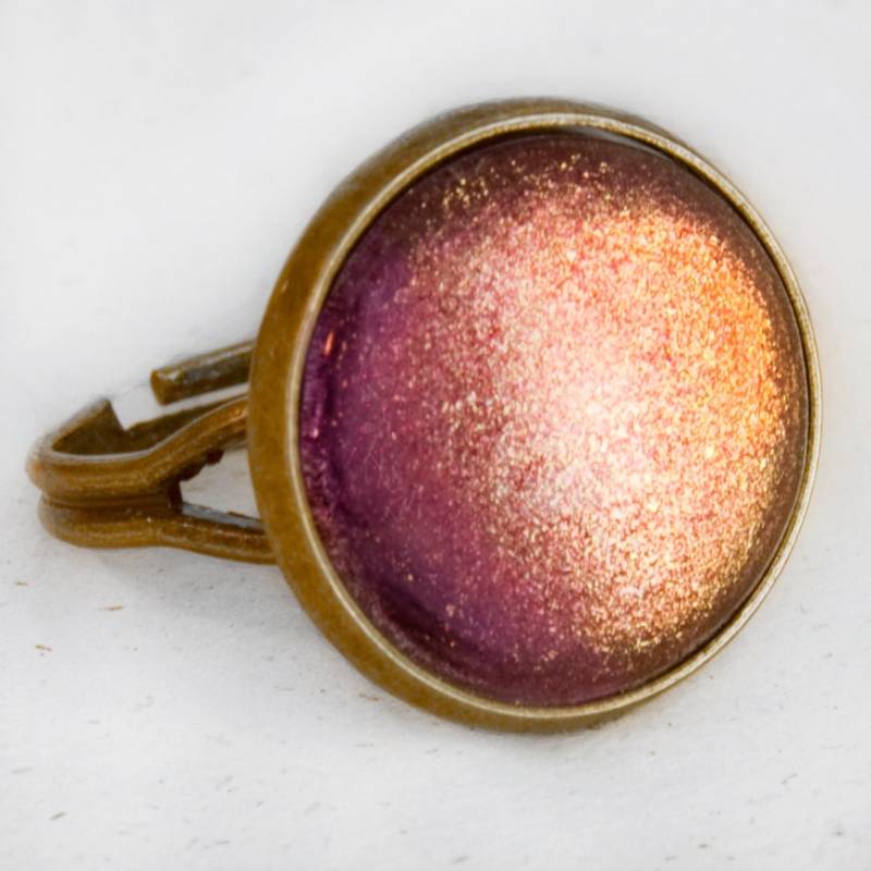 starlight Antique Bronze Ring - Pink, Orange, Gelb Farbwechsel Schimmer Cocktail starlight Antique Bronze Ring - Pink, Orange, Gelb Farbwechsel Schimmer Cocktail von JunestoneMarket