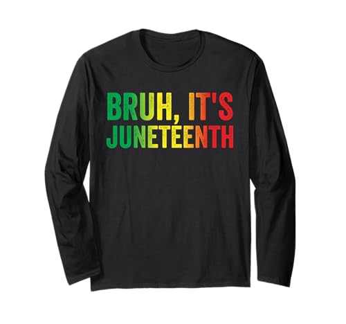 Pinsel It's Juneteenth Black Freedom Juneteenth Pinsel für Kinder Langarmshirt von Juneteenth 1865 Black History Co.
