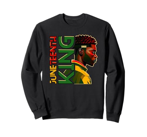 Juneteenth Black King, Juneteenth Shirt für Herren, Schwarz Herren Sweatshirt Juneteenth Black King, Juneteenth Shirt für Herren, Schwarz Herren Sweatshirt von Juneteenth Shirts