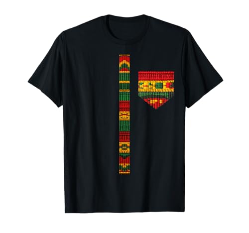 Afrikanischer Druck Dashiki Kente Art Männer Jungen Schwarz Geschichte Monat T-Shirt von JuneteenthShirts KenteArt Co.
