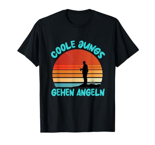 Coole Jungs Gehen Angeln kinder Junge Fischen Angler T-Shirt Coole Jungs Gehen Angeln kinder Junge Fischen Angler T-Shirt von Junge Angler Geschenk Fischen Angelkleidung