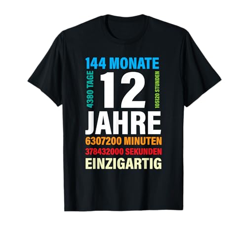 12. Geburtstag Junge Mädchen Geschenk Endlich 12 Jahre T-Shirt 12. Geburtstag Junge Mädchen Geschenk Endlich 12 Jahre T-Shirt von Junge Mädchen 12. Geburtstag Geschenke Endlich 12