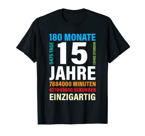 15. Geburtstag Junge Mädchen Geschenk Endlich 15 Jahre T-Shirt 15. Geburtstag Junge Mädchen Geschenk Endlich 15 Jahre T-Shirt von Junge Mädchen 15. Geburtstag Geschenke Endlich 15