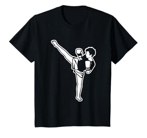 Kinder Kickboxer Junge Kampfsportler Kampfsport T-Shirt von Jungen Kickboxen Grafik Shirts für Kickboxer