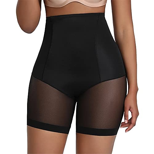 Figurformend Miederhose Damen Miederpants Bauch Weg Tanga Shapewear Stark Formende Unterhose Hohe Taille Body Shaper Miederslips Taillenformer Seamless Butt Lifter Unterwäsche Plus Size (Schwarz,3XL) von Jungerhouse