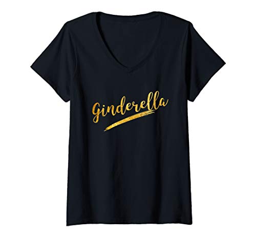 Damen Ginderella Design für Frauen / Damen die gern trinken T-Shirt mit V-Ausschnitt Damen Ginderella Design für Frauen / Damen die gern trinken T-Shirt mit V-Ausschnitt von Jungesellenabschied - Gin, Rum Geschenke und Ideen