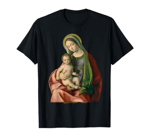 Jungfrau Maria mit Baby Jesus religiös T-Shirt Jungfrau Maria mit Baby Jesus religiös T-Shirt von Jungfrau Maria katholisch