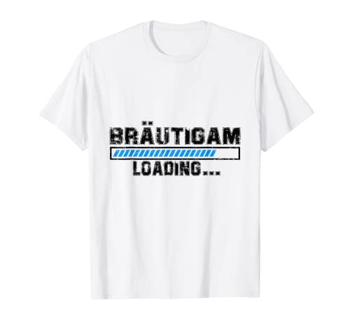 Herren BRÄUTIGAM LOADING JGA Männer Tshirt Bräutigam Outfit T-Shirt Herren BRÄUTIGAM LOADING JGA Männer Tshirt Bräutigam Outfit T-Shirt von Junggesellenabschide Bräutigam Männer Geschenkidee