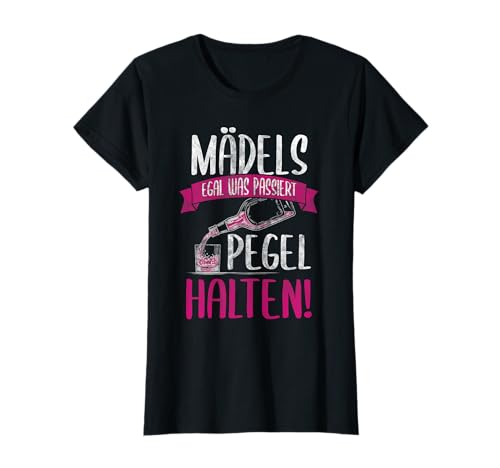 Junggesellenabschied Frauen Braut & Geschenke - Lustig Party - Mädels egal was passiert Pegel halten Saufen T-Shirt Damen Schwarz S Junggesellenabschied Frauen Braut & Geschenke - Lustig Party - Mädels egal was passiert Pegel halten Saufen T-Shirt Damen Schwarz S von Junggesellenabschied Frauen Braut & Geschenke